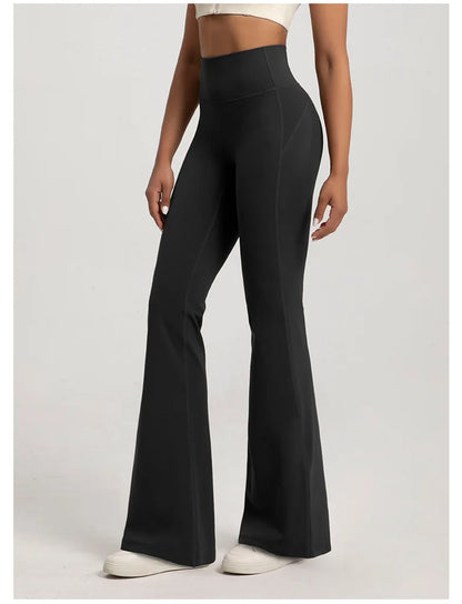 High Waist Flare Pants for Women – Butt Lifting Yoga Bell Bottom Leggings
