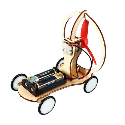 DIY STEM Wood Model Kit for Kids – 3D Assembly Science Toy (Car, Boat, Plane & More)