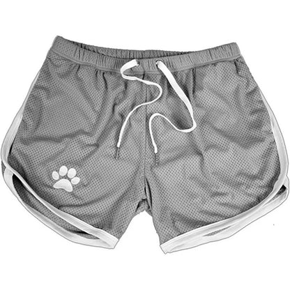 Men's Mesh Running Shorts Breathable Gym Fitness Short Pants