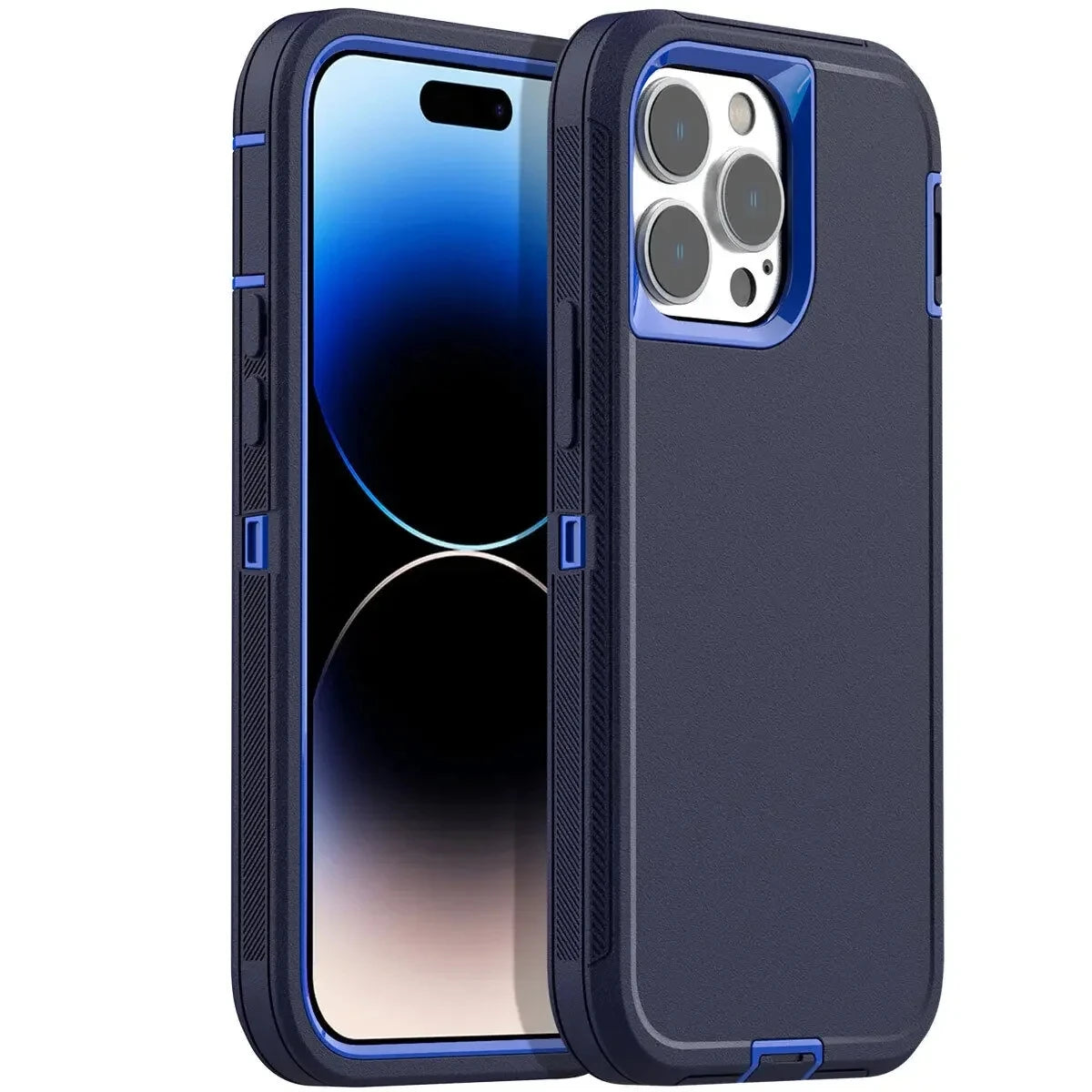 3 1 Heavy Duty Armor Shockproof Dust-Proof Case Iphone 15 14 13 12 11 16pro Max Mini Xsmax Xr X Xs