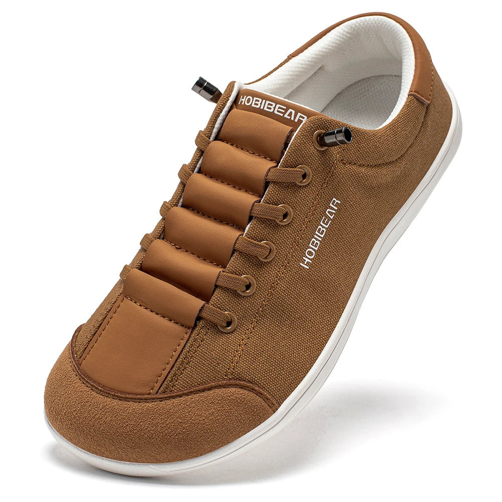 Barefoot Shoes Wide Toe Box Unisex Canvas Sneakers by Hobibear