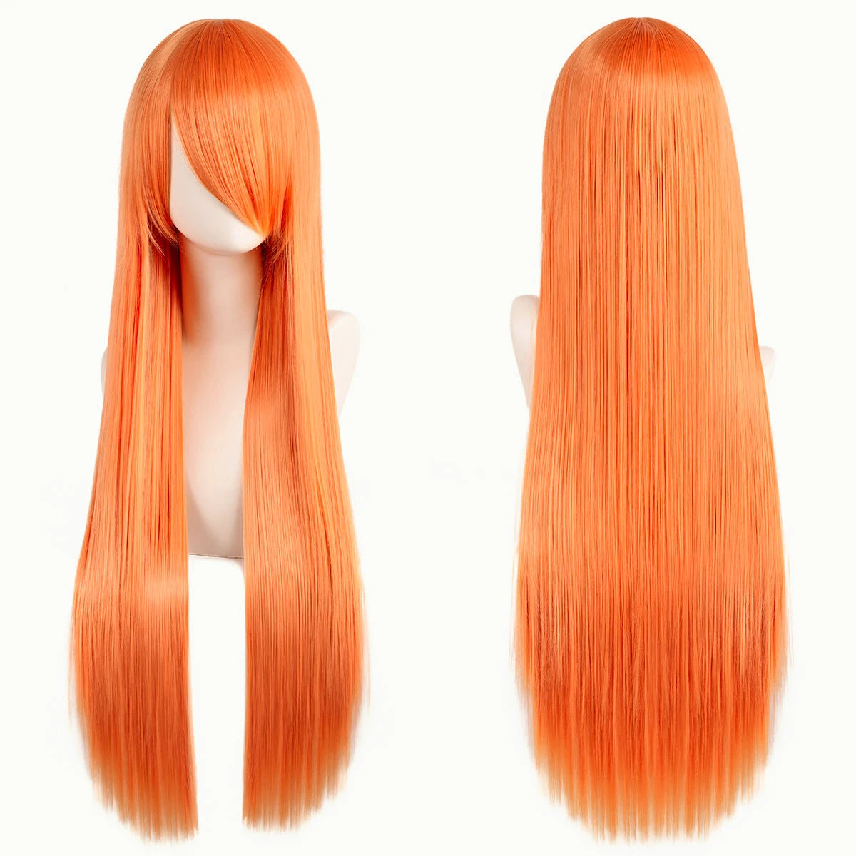 Long Straight Cosplay Wig – 32 Inch Synthetic Lolita Hair, 36 Colors