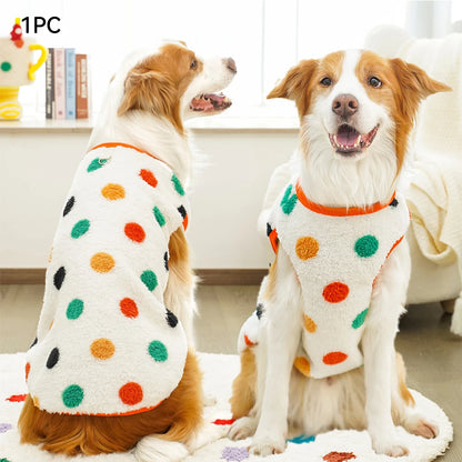 Dog Fleece Pajamas – Warm Winter Pet Coat for Small to Large Dogs