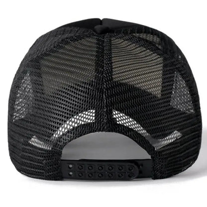 Mesh Trucker Baseball Cap – Adjustable Snapback Hat for Men & Women