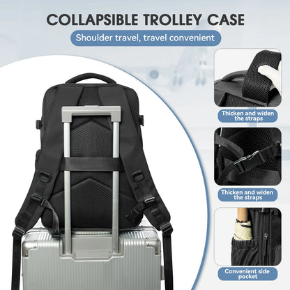Vacuum Compression Backpack – Large Capacity Travel & Laptop Bag