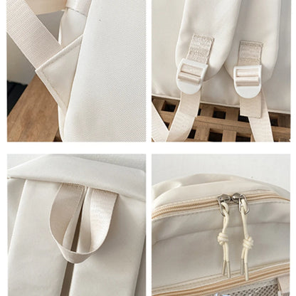 Transparent Ita Backpack – Large Capacity Japanese Style School Bag for Women