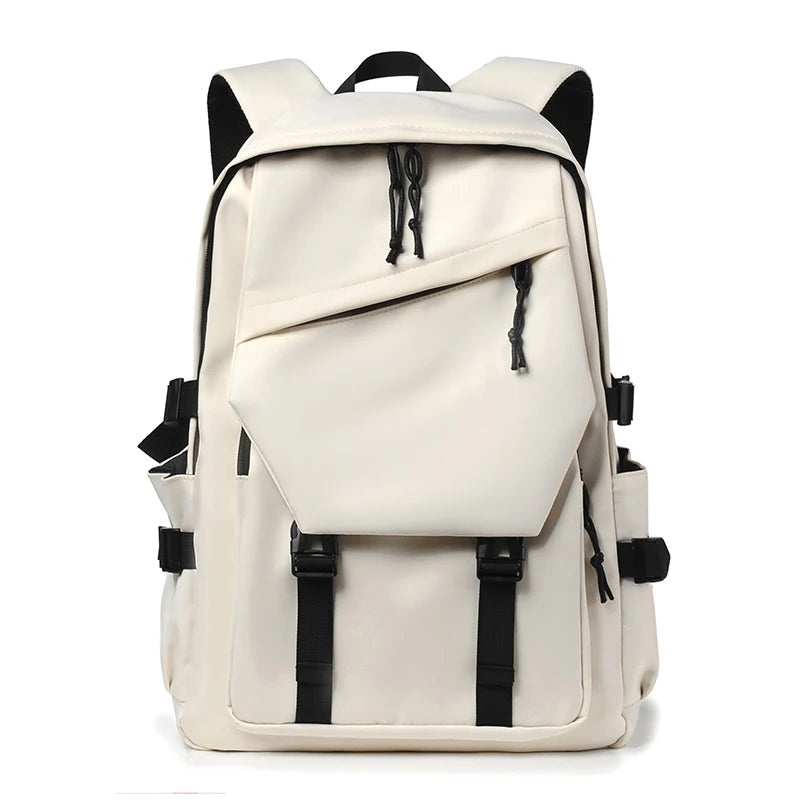 Travel Backpack 15" – Large Capacity Solid Color Daypack