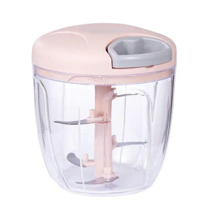 Manual Pull-String Food Chopper & Vegetable Cutter
