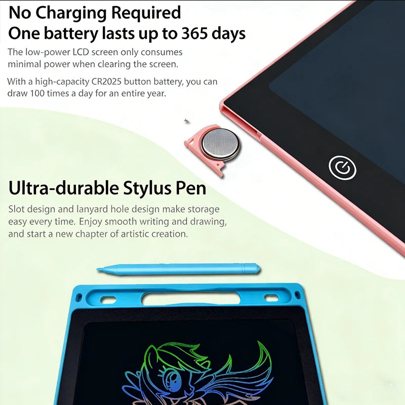 8.5-Inch LCD Writing Tablet – Kids Drawing & Doodle Board