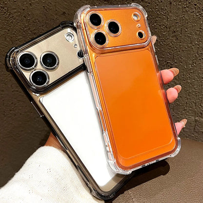 Luxury Transparent Silicone Phone Case Iphone 17 16 Pro Max 15 14 13 12 11 Air 16e X Xs 7 8 Plus