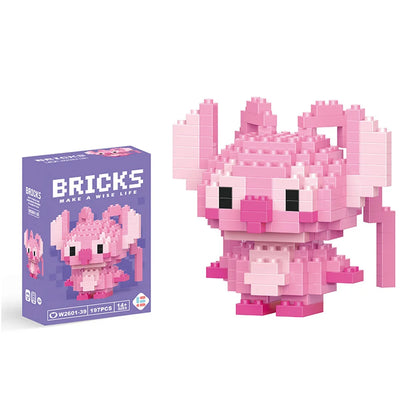 Disney Mini Building Blocks - Cute Character Micro Brick Figure Toy