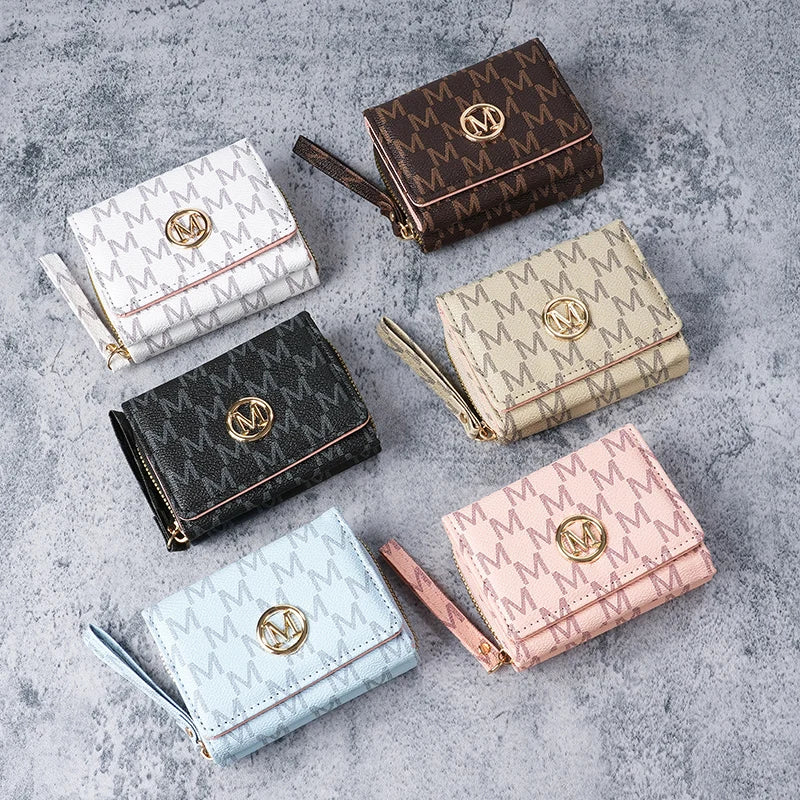 Women's Short PU Leather Wallet – Luxury Coin Purse