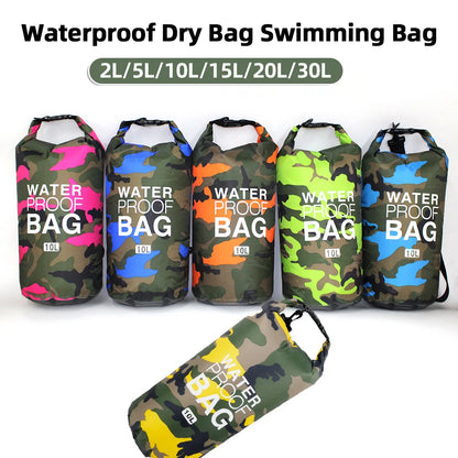Waterproof Dry Bag – Outdoor Sports Roll-Top Sack 2L–30L