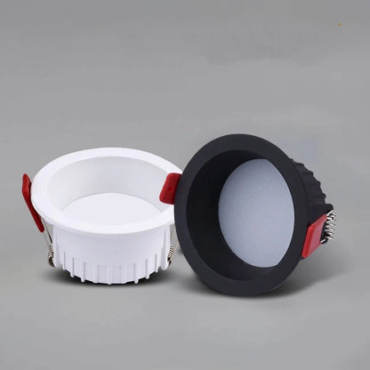 Round Anti-Glare Led Smd2835 Recessed Downlights 7w 10w Hole Size 7cm Ceiling Lamp Spotlights Indoor