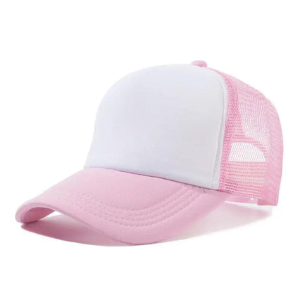 Mesh Trucker Baseball Cap – Adjustable Snapback Hat for Men & Women