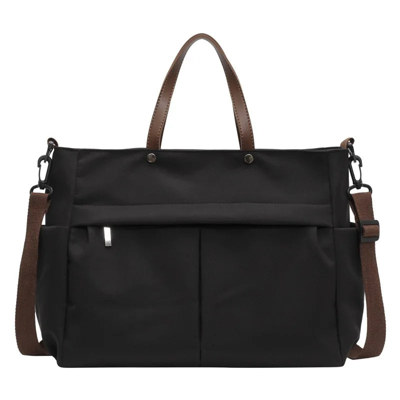Large Capacity Nylon Tote Bag – Women's Shoulder & Crossbody Handbag