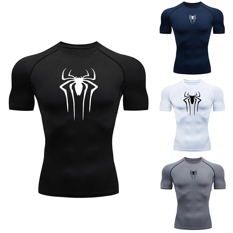 Men's Compression Sport T-Shirt – Quick-Dry Short Sleeve Gym Top
