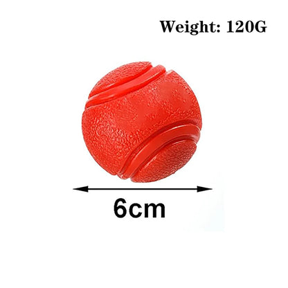 Rubber Dog Ball Bite-Resistant Fetch & Training Toy