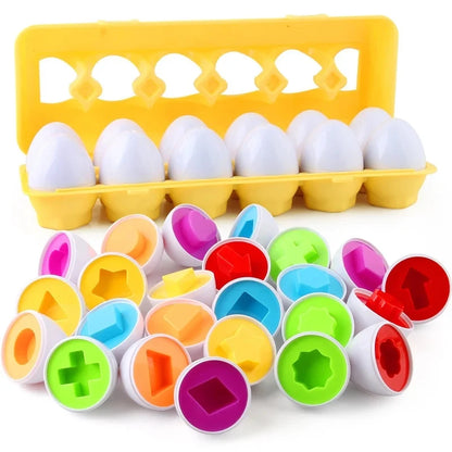 Montessori Smart Eggs Educational Toy for Toddlers 1-3