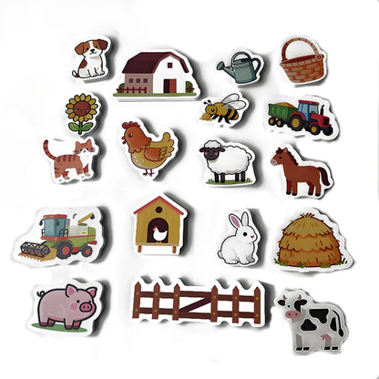 Kids Bath Toys Soft EVA Foam Floating Wall Stickers