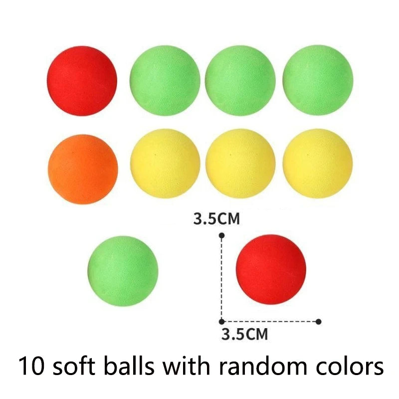Kids Soft Ball Crossbow Toy Set with Target Barrels & Sponge Balls