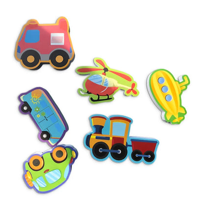 Kids Bath Toys Soft EVA Foam Floating Wall Stickers