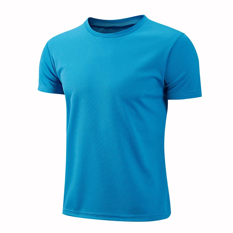 Men's Quick-Dry Sports T-Shirt – Running & Soccer Jersey