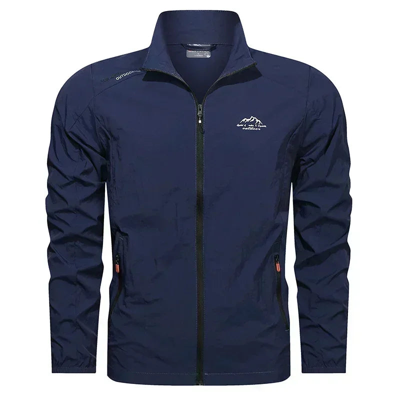 UPF 50+ Men's UV Protection Windbreaker Jacket