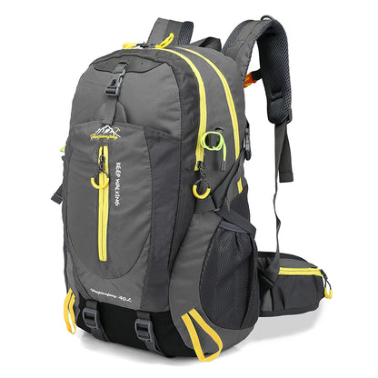 40L Hiking Backpack – Water Resistant Travel & Camping Daypack