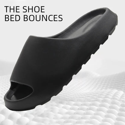 EVA Thick Sole Slide Slippers – Anti-Slip Unisex Indoor Outdoor