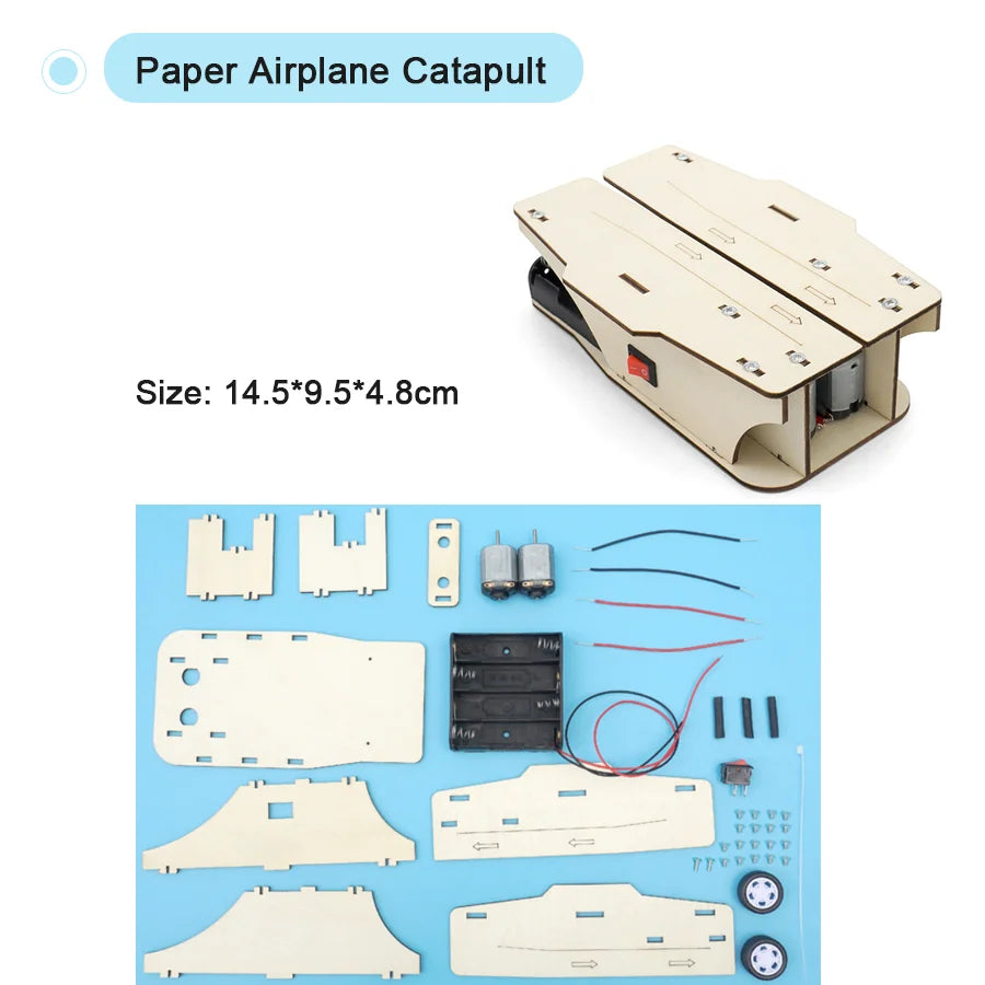 DIY STEM Science Experiment Kit for Kids – Handmade Assembly Model Toy (32 Designs)