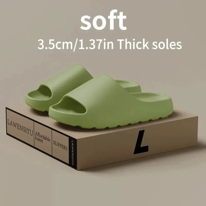 EVA Slide Slippers Unisex Thick Soft Sole Indoor Outdoor Sandals