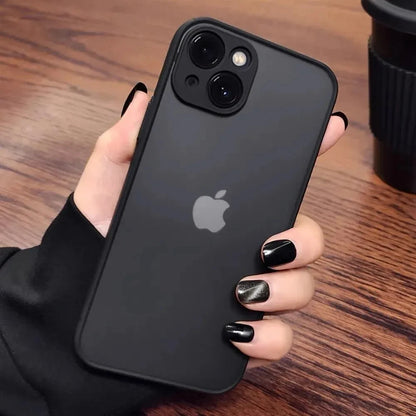 Shockproof Armor Matte Case Iphone 16 15 14 Plus 13 11 12 Pro Max Luxury Silicone Bumper Clear Hard