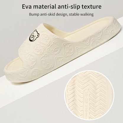 Non-Slip Slippers Female Outer Wear Bathroom Indoor Home Sandals Summer Eva