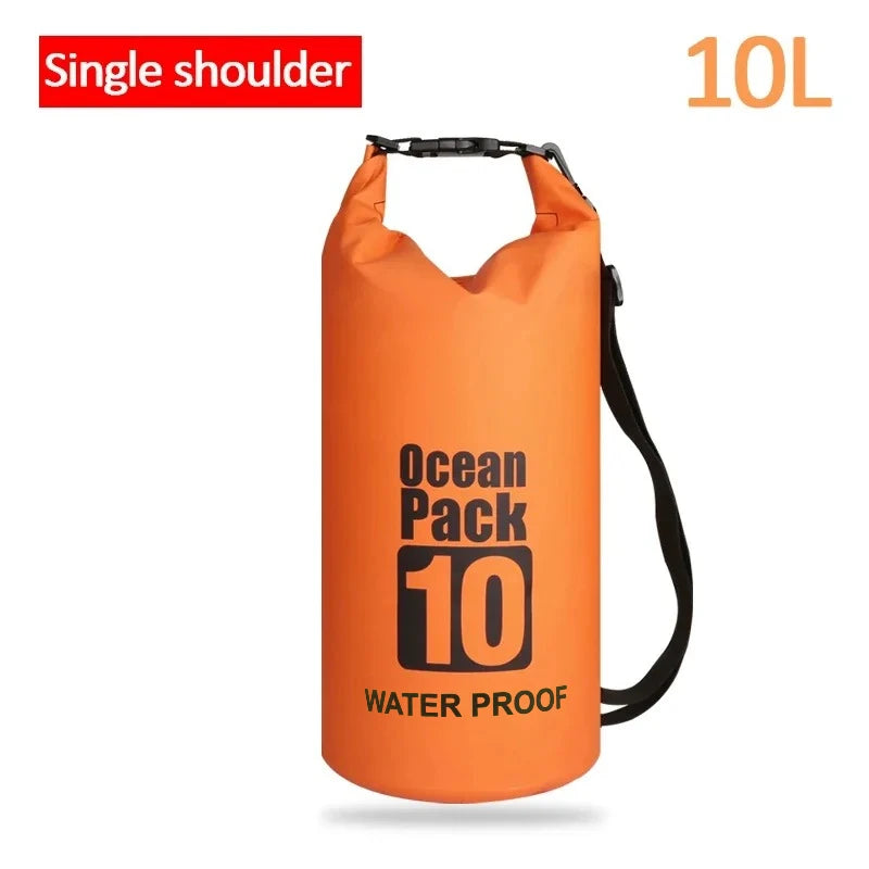 Waterproof Dry Bag 2L–30L – PVC Ocean Pack for Outdoor Sports