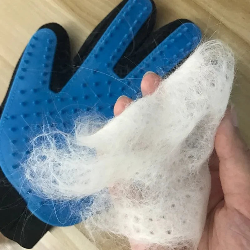 Pet Grooming Deshedding Glove for Cats & Dogs