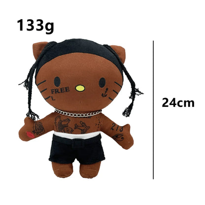 Hip-Hop Cat Plush Toy Doll – Rapper Style Stuffed Animal