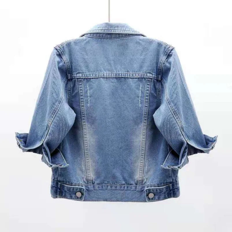 Women's Casual Denim Jacket – Short Jean Coat