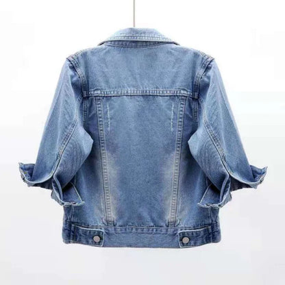 Women's Casual Denim Jacket – Short Jean Coat