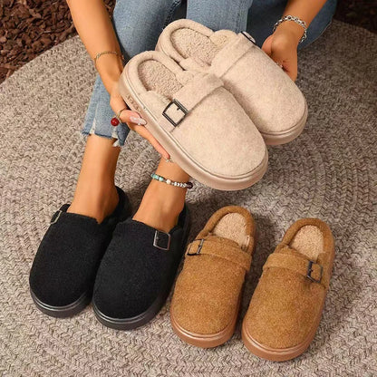 Winter Women S Slippers Home Plush Luxury Designer Woman Shoes Indoor Fluffy Platform Fuzzy Fur