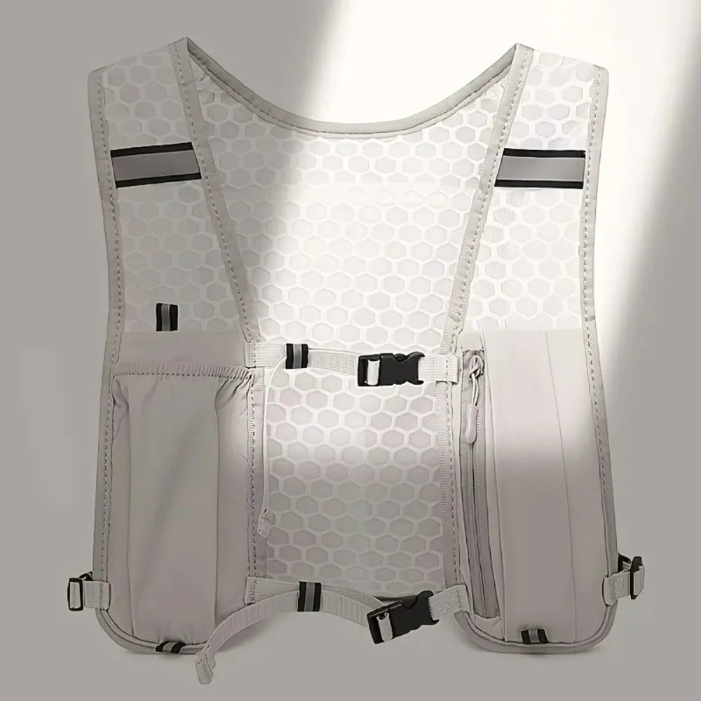Running Vest Backpack – Lightweight Hydration Chest Pack with Phone Pocket