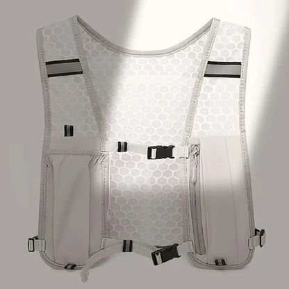 Running Vest Backpack – Lightweight Hydration Chest Pack with Phone Pocket