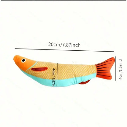 Realistic Fish Cat Toy – Sound-Producing Soft Pet Toy