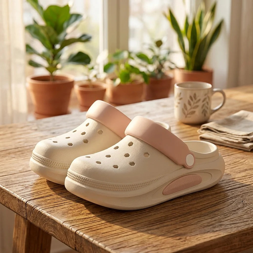 Women's 3D Charm Clogs – Cushioned EVA Garden Sandals