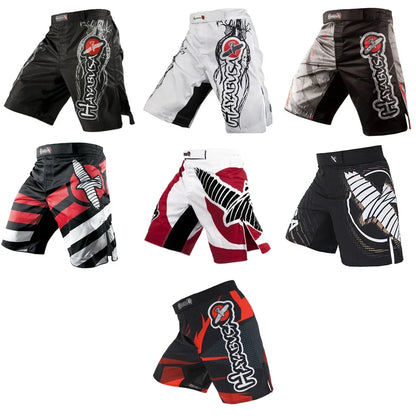 MMA Fight Shorts – Men's Breathable Kickboxing & Boxing Training Shorts