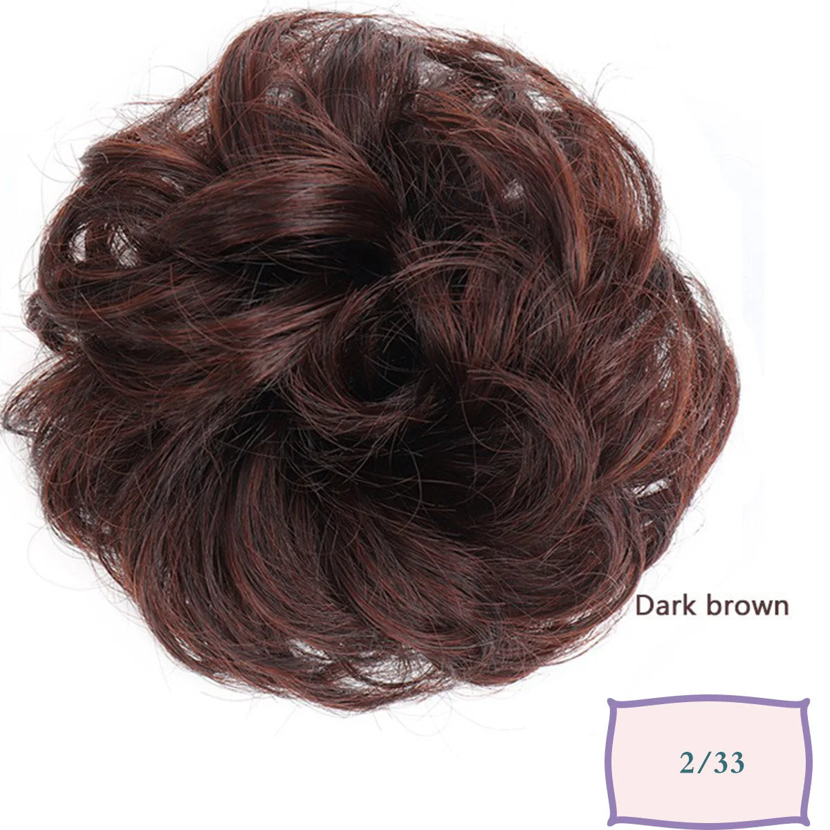 Synthetic Messy Hair Bun Chignon Scrunchies Fake Band Braid Elastic Hairpiece Tail Donut Updo Pieces