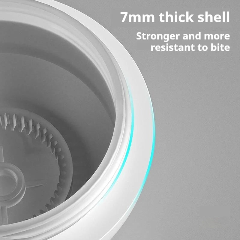Interactive Smart Pet Toy Ball – Auto Rolling, RGB Lights, USB Rechargeable for Dogs & Cats