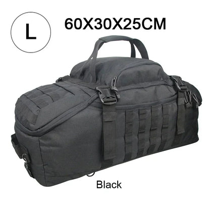 Tactical MOLLE Duffle Bag Backpack – 25L / 45L / 80L Outdoor Military Pack