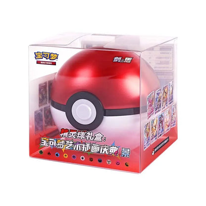 100 Original P0ke Ball Master Balls Premium Gift Box Pok M0n Cards Ptcg Simplified Chinese Pack