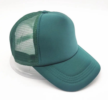 Custom Logo Mesh Trucker Hat – 5-Panel Snapback Baseball Cap for Men & Women